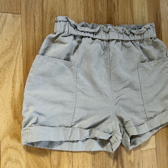 ARITZIA wilfred free harulia short high waisted paperbag linen blend gray size S - Picture 3 of 10